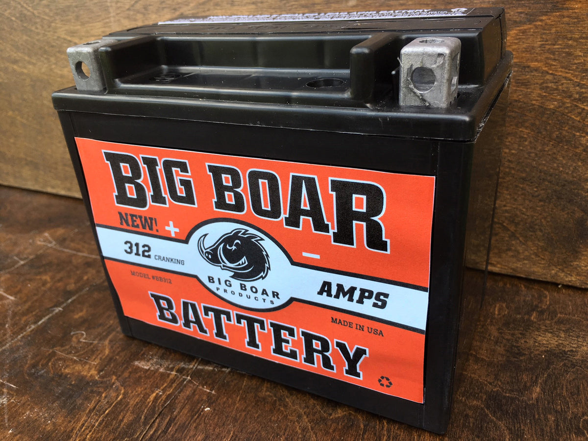 V-Twin- Mini batterie Big Boar - 230 AMP - 12V - Applications custom-  53-0702-BB312 – Kustom Store Motorcycles