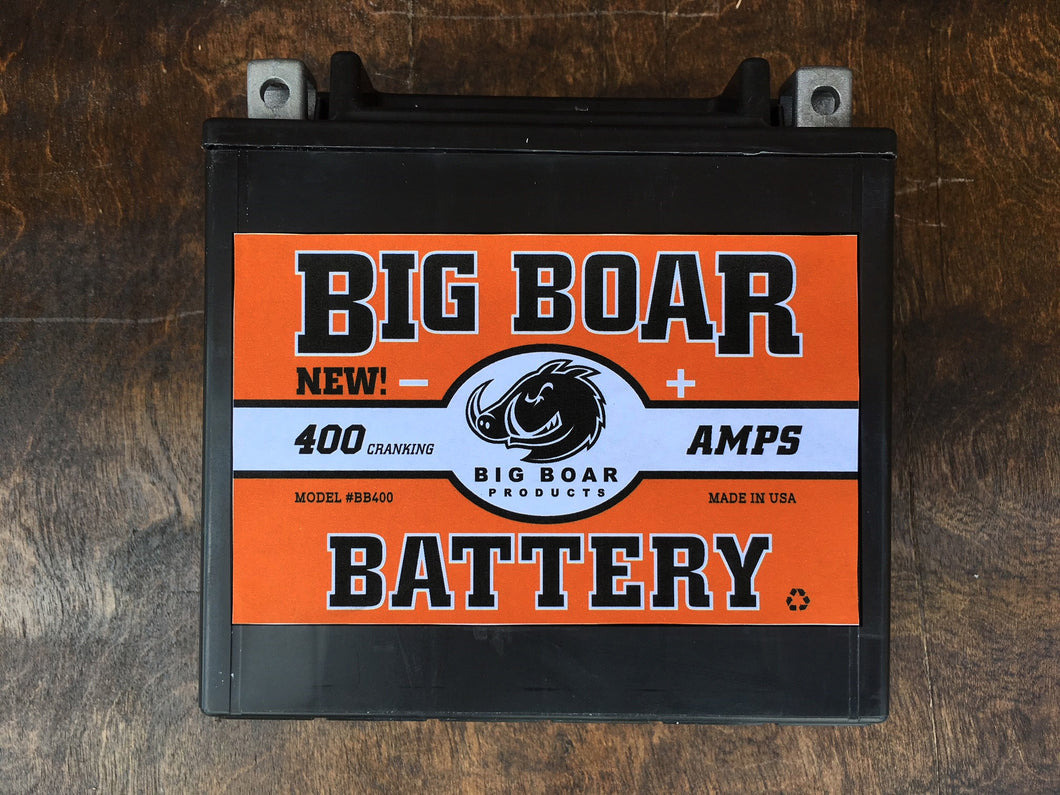Big Boar Battery, 400 Cranking Amps, 6
